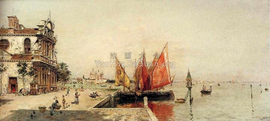 Fishing Boats On The Laguna - 安东尼奥·雷纳